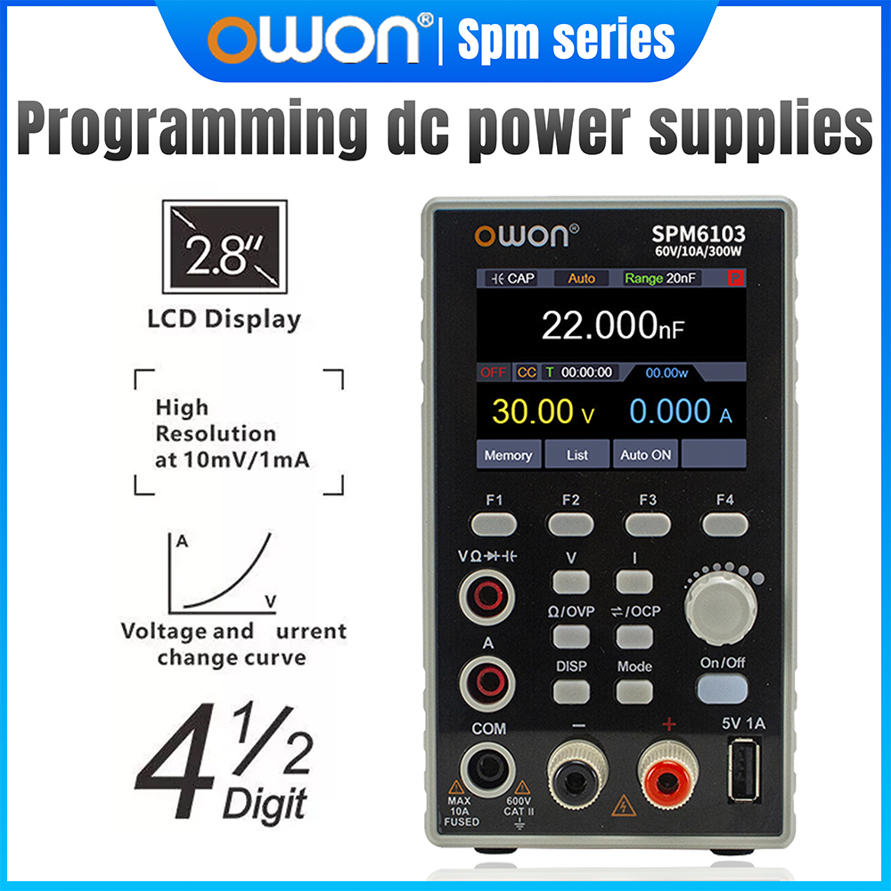 OWON SPM6103 Programmeerbare D - Programmable Dc Power Supply 60V 10A recensie en prijs